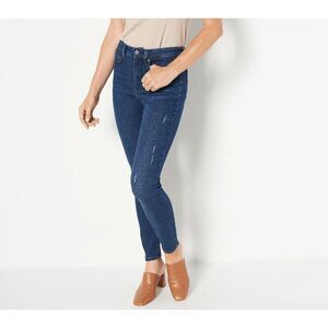 NYDJ Higher Rise Ami Skinny Jeans Lift Tuck Stretch Denim Size 10